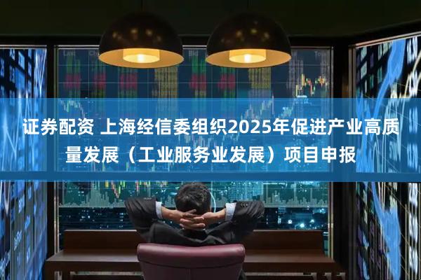 证券配资 上海经信委组织2025年促进产业高质量发展（工业服务业发展）项目申报